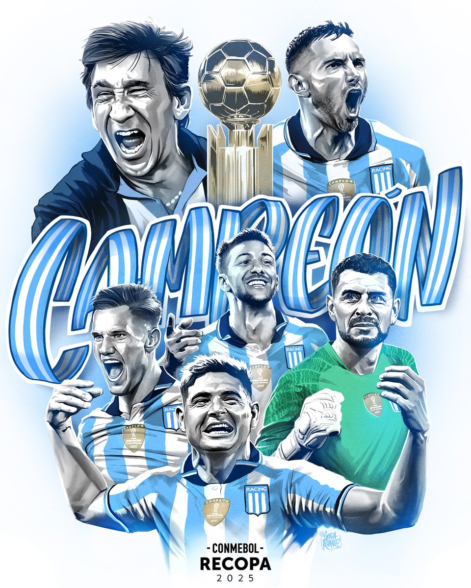 ConmebolRecopa's tweet image. 🔵⚪ ¡La Acadé! @RacingClub, campeón de la CONMEBOL #Recopa por primera vez en su historia.