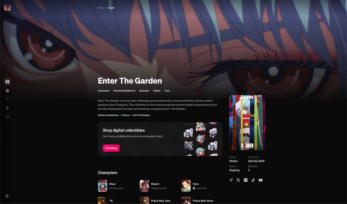 Bullish on <a href="/Azuki/">Azuki</a> | <a href="/animecom/">Anime.com</a> | <a href="/animecoin/">Animecoin</a> | ⛩️