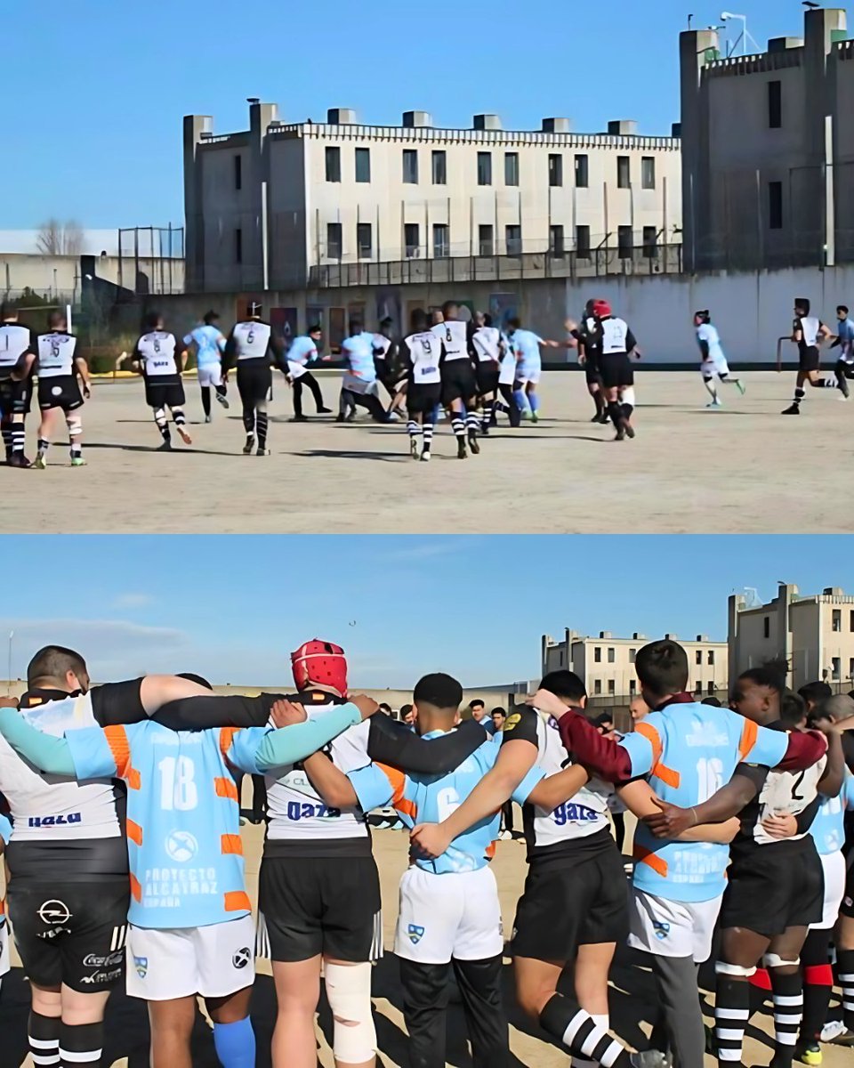 🏉  El 2 de febrero se jugó el primer partido de rugby femenino en un centro penitenciario en España, con equipos de Villanubla, Alcalá Madrid I y Cisneros Meco Dragons.

🏉Orgullosos de apoyar esta iniciativa junto a <a href="/Chami_Rugby/">Club de Rugby El Salvador🏉</a> 
#CastillaYLeónEsRugby #RugbyFemenino