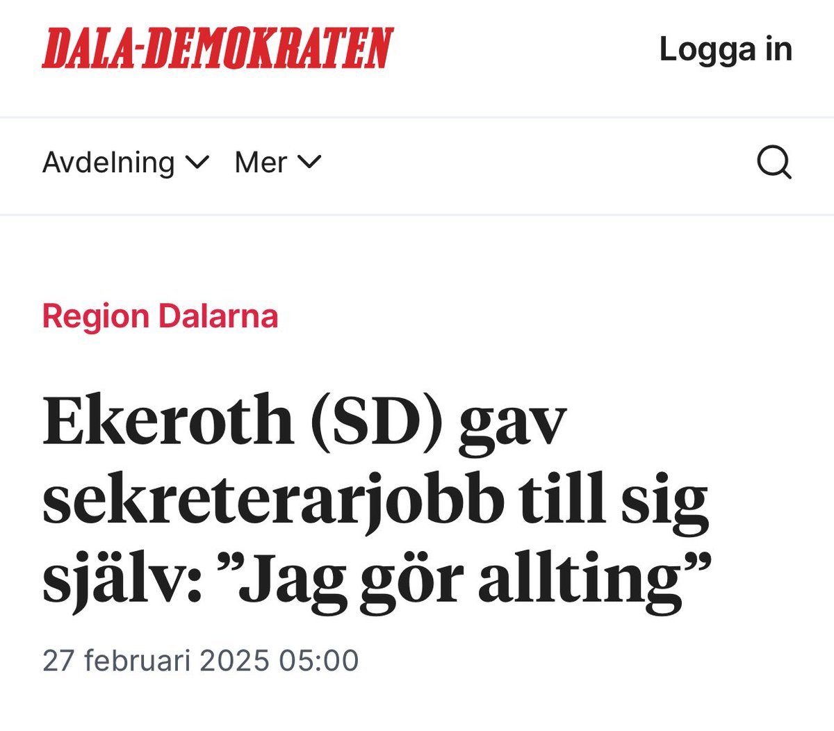 POV när man inte behöver ens en lapp eller ipad i repan