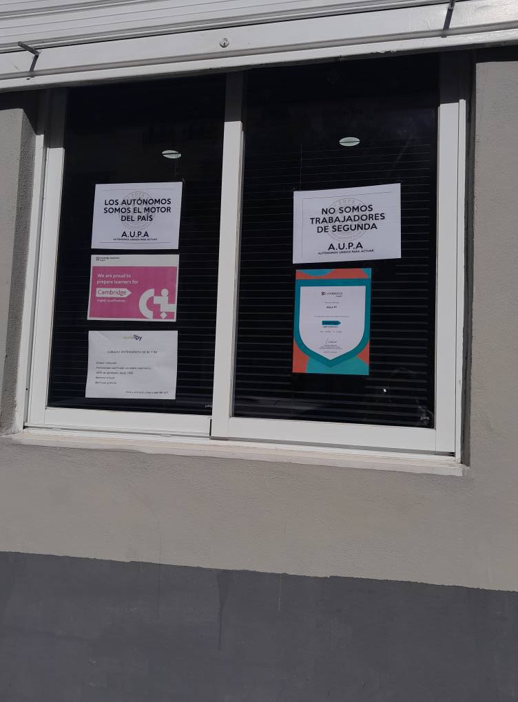 Todo pequeño acto cotidiano es importante para visibilizar el abuso a los autónomos.

Nuestros compañeros de Aula PY, también se animaron a colocar los carteles en su negocio.

#YoSoyAUPA #AUPAsomostodos