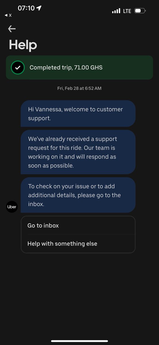 mz___nessa's tweet photo. @Uber_Support I made this report at 6:52am and got an automated response but here on X, you responded as soon as I tweeted. So if the driver had done something else to me, I’d still be waiting for a response on the app?.. he’s off to pick another rider, what is to say he won’t do the samething https://t.co/C8d720og9q
