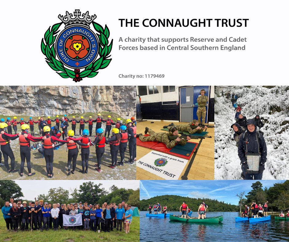 The Connaught Trust (@connaughttrust) on Twitter photo Coasteering, paddle boarding, archery, rifle shooting, hiking, raft building, navigation skills training.....just a few examples of how our grants have been used by Reserve, Cadet and CCF units.
ππ½π½πΉπ π―π²π³πΌπΏπ² πππ ππ½πΏπΆπΉ at connaught-trust.co.uk/apply Coasteering, paddle boarding, archery, rifle shooting, hiking, raft building, navigation skills training.....just a few examples of how our grants have been used by Reserve, Cadet and CCF units.
ππ½π½πΉπ π―π²π³πΌπΏπ² πππ ππ½πΏπΆπΉ at connaught-trust.co.uk/apply