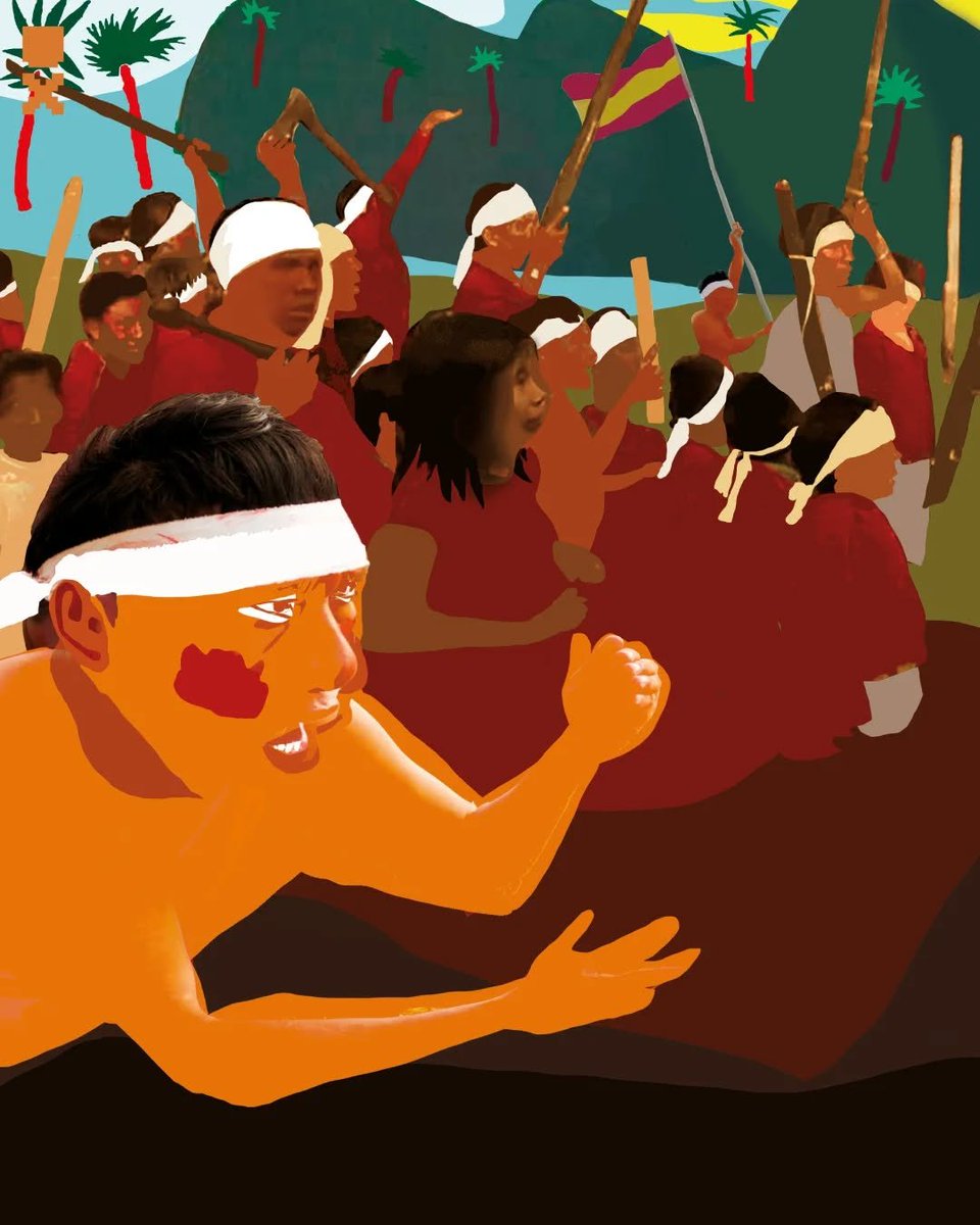 En febrero de 1925, el pueblo indígena guna en Panamá se rebeló contra un intento de erradicación de su cultura frente a intentos de ofrecer concesiones a bananeras y mineras en su territorio.

Esta lucha es la efeméride destacada de nuestro calendario: utopix.cc/pix/febrero-20…