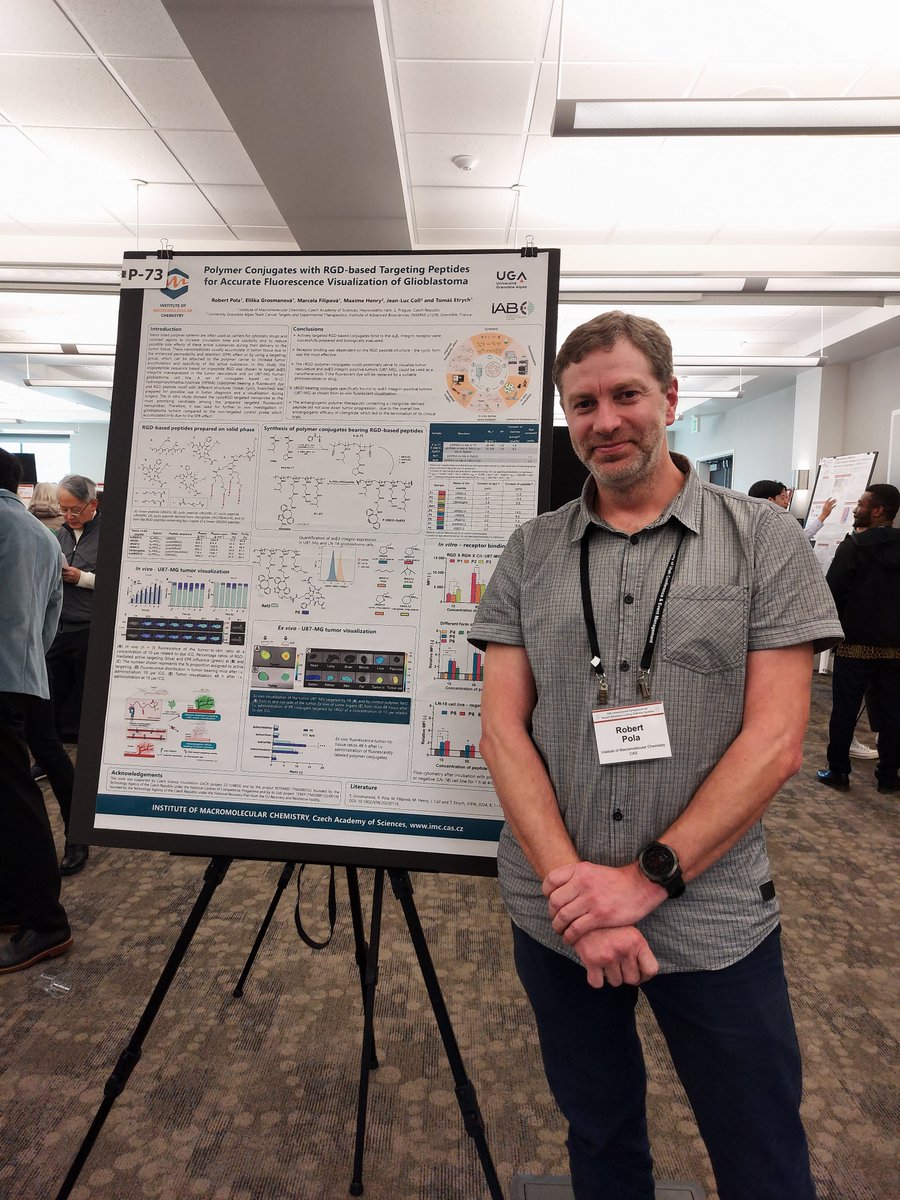 MedPolymers_Prg's tweet image. Also our colleagues R Pola and PhD student S Pytlikova present their results @ 19th International Symposium on Recent Advances in Drug Delivery Systems at Salt Lake City. @IMC_Prague