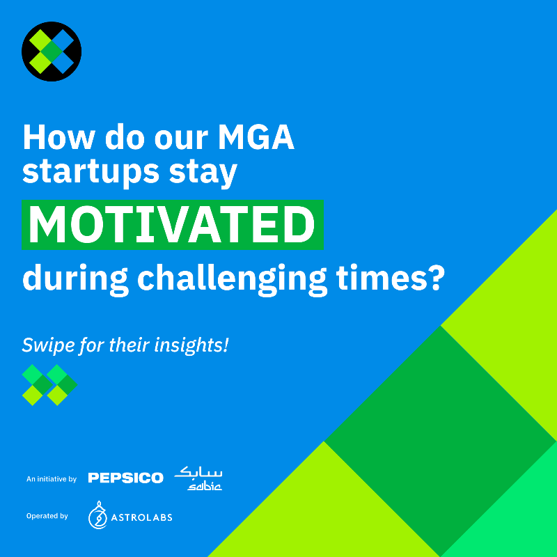 MGA_MENA's tweet photo. 🔋 Powering through tough times! Hear from our #MGA startups on what keeps them going. #MGAInsights