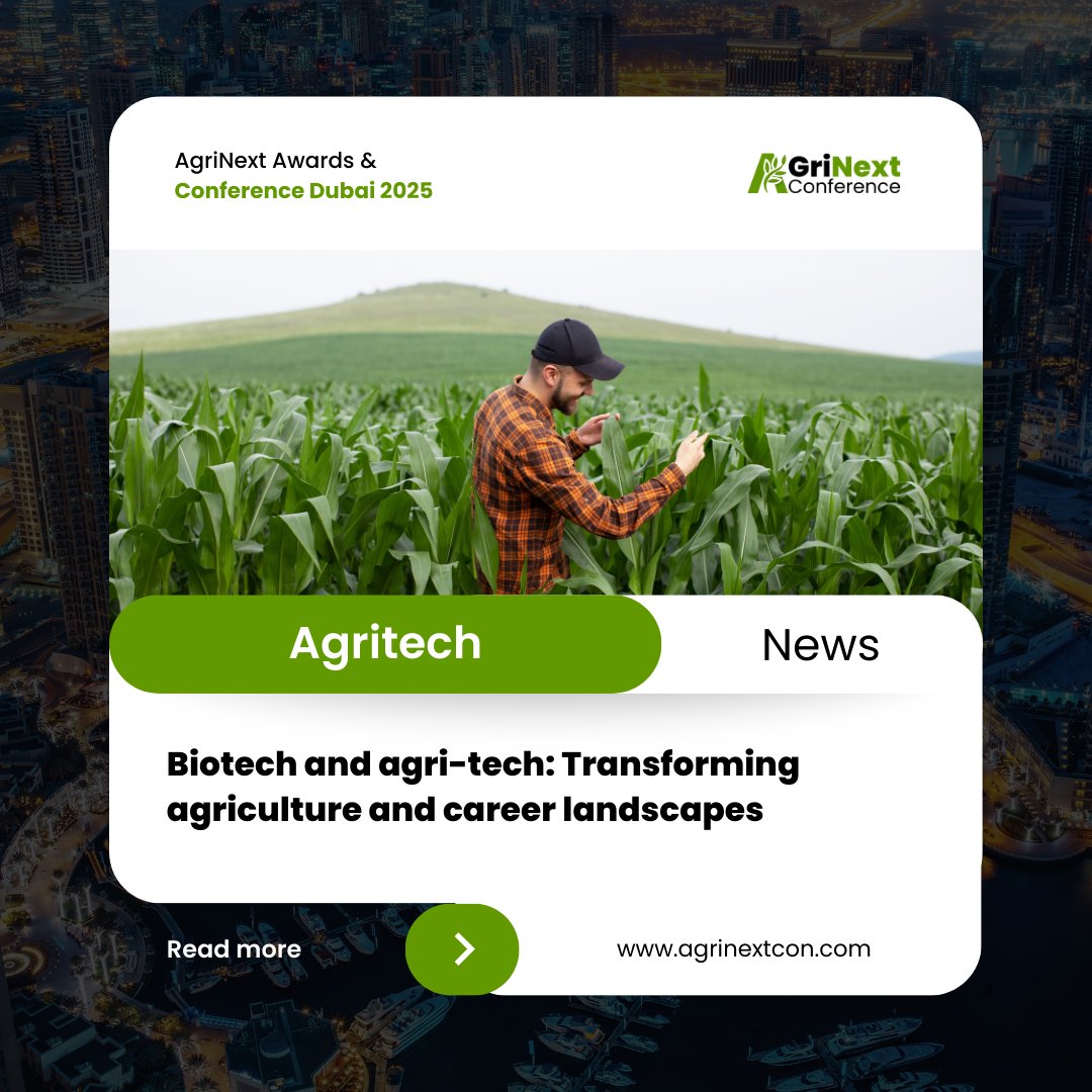 Biotech and agri-tech: Transforming agriculture and career landscapes.

thehansindia.com/hans/young-han…

Presented By Next Business Media

📅 05-06 Nov 2025 | 📍 Dubai
🔗 agrinextcon.com

See you there!

#agrinextcon #unicorns #podcast #mandalay #venture
