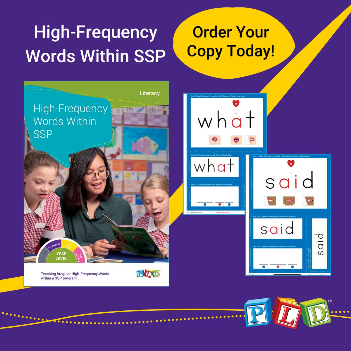 Teaching high-frequency words (HFWs) can be a challenge for educators. 

This popular resource features a detailed focus on heart words, as well as a multi-day, scripted approach for teaching the reading and spelling of HFWs.

Grab your copy here today: pld-literacy.org/plds-high-freq…
