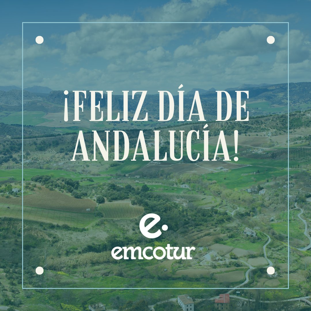 Emcotur's tweet image. ¡Feliz Día de Andalucía!