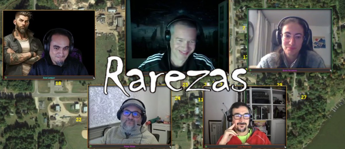 Salvatore Mlk 🎲/📜 🌒 (@salvat0resalva) on Twitter photo Anoche tuvimos la última sesión de #Rarezas con <a href="/LordDarok/">Diego López 📜🌒🎲🌖</a> , su creador, a los mandos. Las sorpresas se han mantenido hasta el final, de tantos giros, estoy hasta mareado. Me atrevo con un resumen sin spoiler:
- @Vatore_Malaka recuerda el día más feliz de su vida y el más 👇🏿 Anoche tuvimos la última sesión de #Rarezas con <a href="/LordDarok/">Diego López 📜🌒🎲🌖</a> , su creador, a los mandos. Las sorpresas se han mantenido hasta el final, de tantos giros, estoy hasta mareado. Me atrevo con un resumen sin spoiler:
- @Vatore_Malaka recuerda el día más feliz de su vida y el más 👇🏿