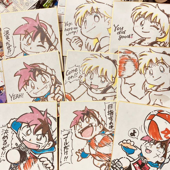 【九州コミティアA19,20】
ミニ色紙どれを持って行くかセレクトしてたら「DANDANだんく!」が少ない!
のでだんくとジャパコミでリクエストの多かったレイアねーちゃんを追加しました。
#九州コミティア #九州コミティア9 