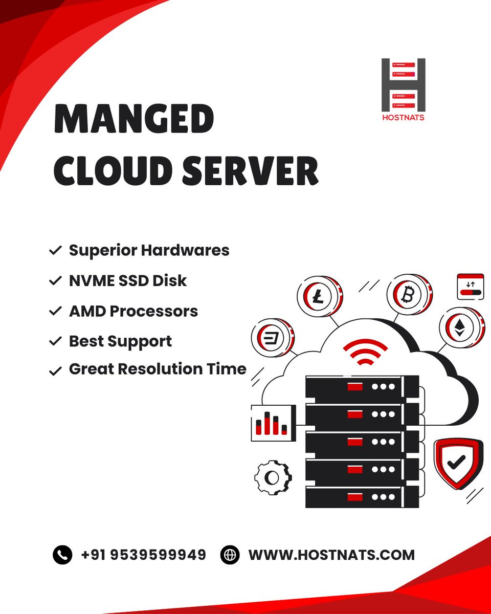 hostnats's tweet photo. 🚀 Level up your business with Hostnats Managed Cloud Servers! ☁️
From e-commerce to gaming &amp; enterprise apps, our reliable cloud infrastructure keeps you running smoothly—no downtime, just seamless scaling! 🔒
🌐 Discover more: https://t.co/1MhH7YMnEa
#CloudHosting #ManagedCloud https://t.co/5A210whLch