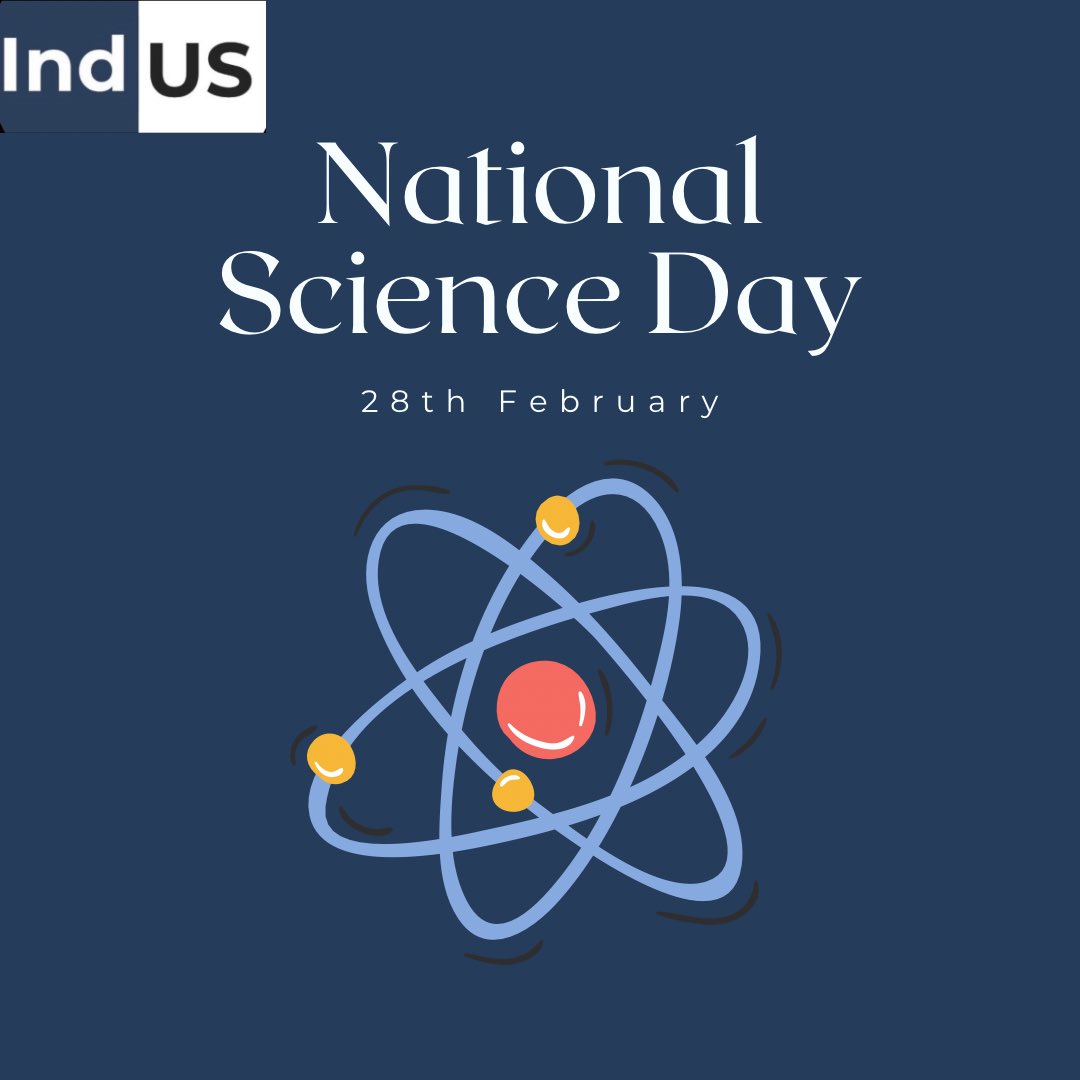 TheIndUSTech's tweet image. National Science Day 2025

Celebrating innovation, research, and technology that bridge India and the U.S. for a smarter future. 

Advancing science &amp;amp; collaboration for a better tomorrow!

#NationalScienceDay #IndUSTech #Innovation #TechForGood