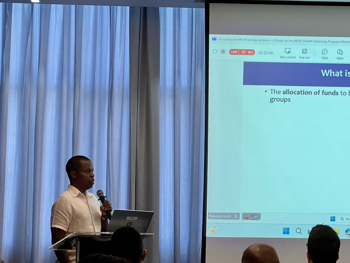 HERU|KEMRI-WT (@heru_kemri_wt) on Twitter photo What are the things to consider when assessing the pooling mechanism of health financing systems?
Here are some insights from Prof. <a href="/EdwineBarasa/">Edwine Barasa</a>
Catch this and more here : shorturl.at/F7of4
#HealthFinancing
#AfHESG
#HealthEconomics
<a href="/KEMRI_Wellcome/">KEMRI-Wellcome Trust</a> What are the things to consider when assessing the pooling mechanism of health financing systems?
Here are some insights from Prof. <a href="/EdwineBarasa/">Edwine Barasa</a>
Catch this and more here : shorturl.at/F7of4
#HealthFinancing
#AfHESG
#HealthEconomics
<a href="/KEMRI_Wellcome/">KEMRI-Wellcome Trust</a>