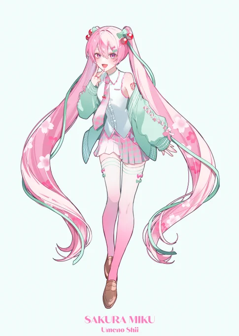 リボン桜ミク#グッスマイラコン04桜ミク 