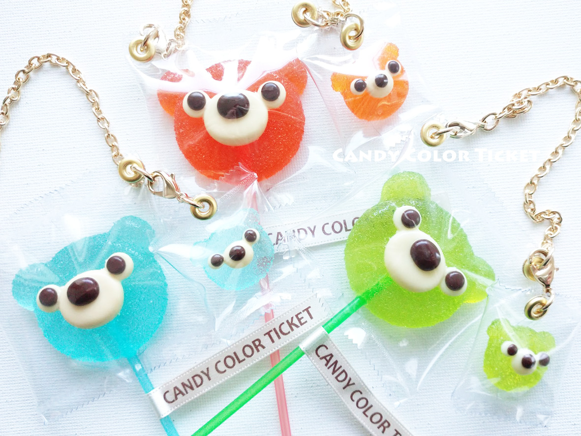 CANDY COLOR TICKET カンカラチケット バッグチャームなど6点