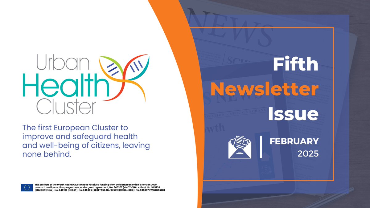 Urban Health Cluster (@clusterurban) on Twitter photo 📩 The Cluster's newsletter #5 is out lnkd.in/dyQ-ZRB5 🗞️
🔎 Inside this edition:
✅ <a href="/ENLIGHTENme_EU/">ENLIGHTENmeProject</a> final insights on #urban #lighting & wellbeing🏙️
✅ <a href="/wellbasedEU/">wellbasedEU</a> key findings on #energy #poverty & health🏡
✅ Our Final Cluster Meeting is coming to #Brussels in May🗓️ 📩 The Cluster's newsletter #5 is out lnkd.in/dyQ-ZRB5 🗞️
🔎 Inside this edition:
✅ <a href="/ENLIGHTENme_EU/">ENLIGHTENmeProject</a> final insights on #urban #lighting & wellbeing🏙️
✅ <a href="/wellbasedEU/">wellbasedEU</a> key findings on #energy #poverty & health🏡
✅ Our Final Cluster Meeting is coming to #Brussels in May🗓️