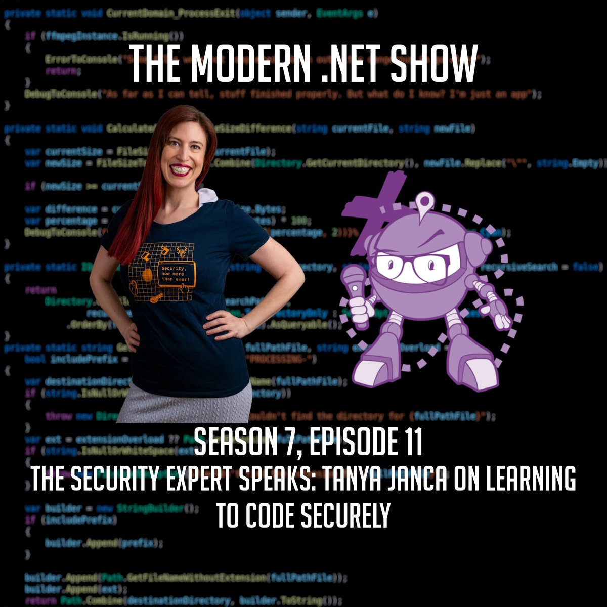 I joined Jamie Taylor of the Modern .Net show to chat all things secure code! Check out the episode here: 

dotnetcore.show/season-7/the-s…