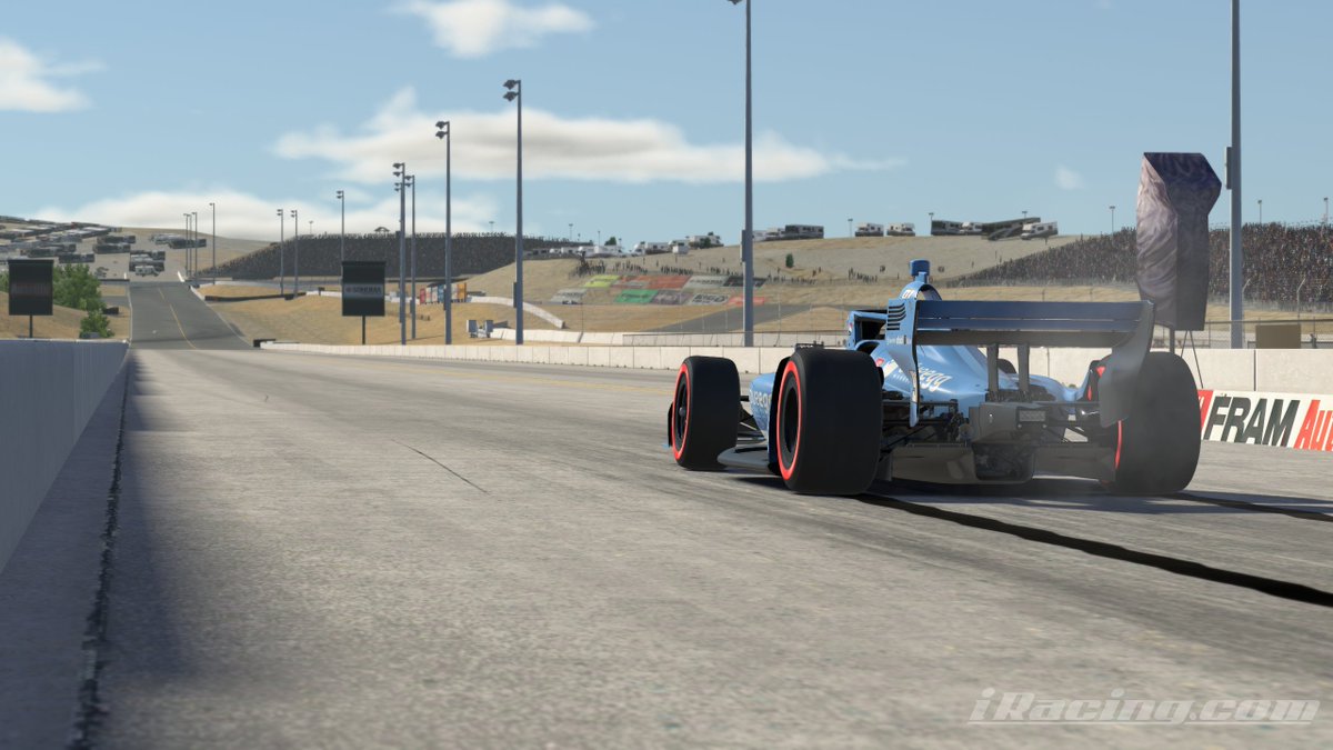 First Indycar win in 2025! Love a good race in wine country.