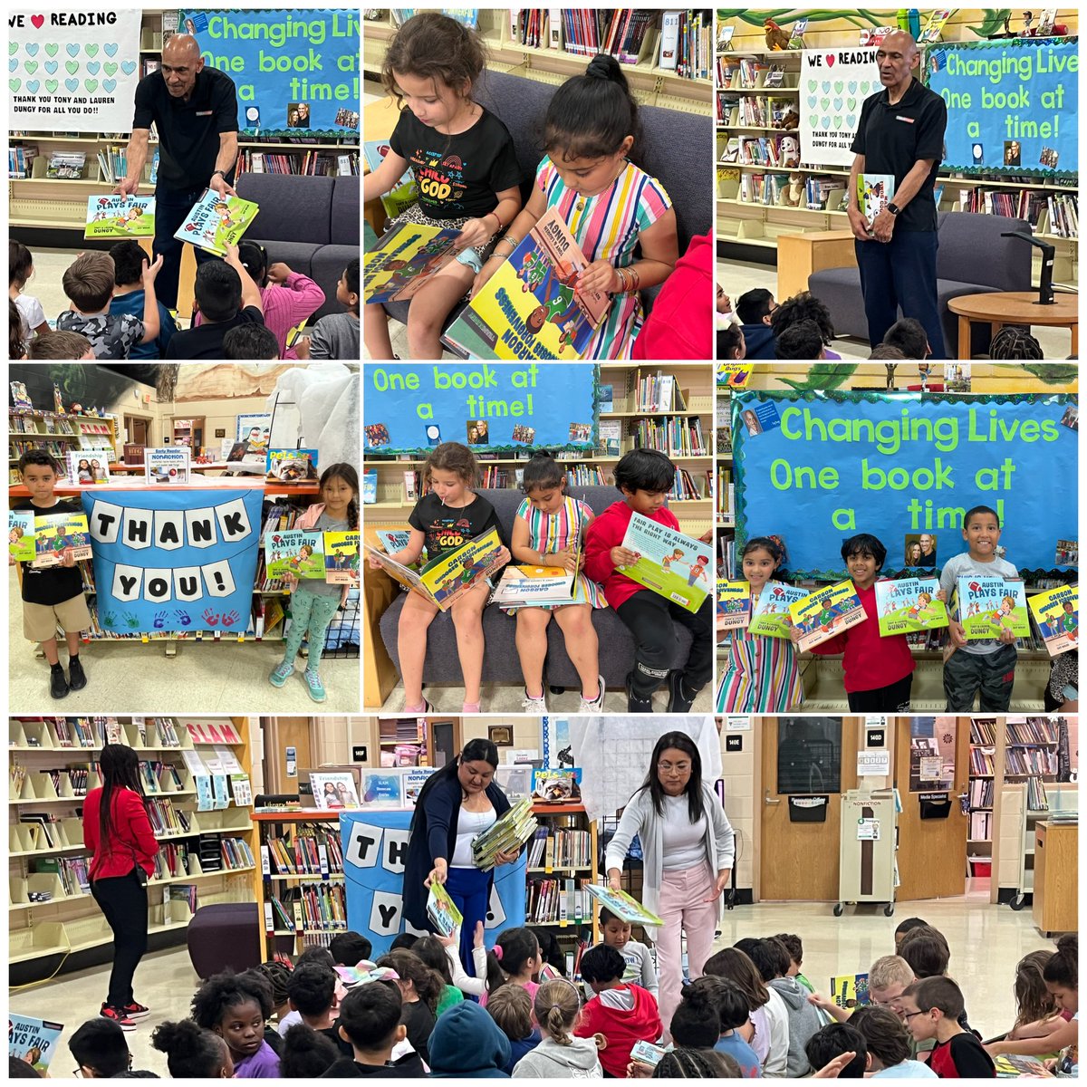 We are so grateful for Tony Dungy and the <a href="/DungyFamilyFndn/">Dungy Family Fndn</a> for sharing their love of reading with our little leopards! Thank you for your generous gift of time and books 📚♥️. We appreciate you!@TonyDungy <a href="/LaurenDungy/">Lauren Dungy</a> #YES2HCPS <a href="/HillsboroughSch/">Hillsborough Schools</a> <a href="/ZemHarris/">Zemenaye Harris</a>
