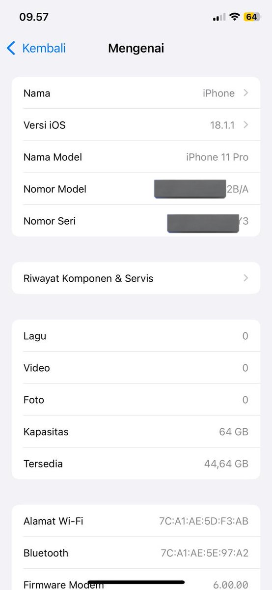 nimbulus2000's tweet image. HELP RT 🤗

WTS Iphone 11 Pro 64GB WHITE
Inter All operator yaa...
Pemakaian pribadi cewek 
BH 67 %
4.5 JT aja bisa nego
Payment bisa shopee
DM aja ya 🤗🤗

tags. WTS WTB IPHONE 11 PRO 64 GB
#zonauang️ #iphone11pro