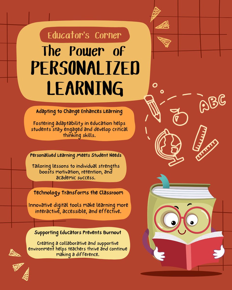 🚀 Empowering Students Through Personalized Learning! 🎯 When students take ownership of their learning, engagement &amp; success follow. How can educators integrate personalized learning strategies into their classrooms? Let’s discuss! #MUSOE #MUEdD