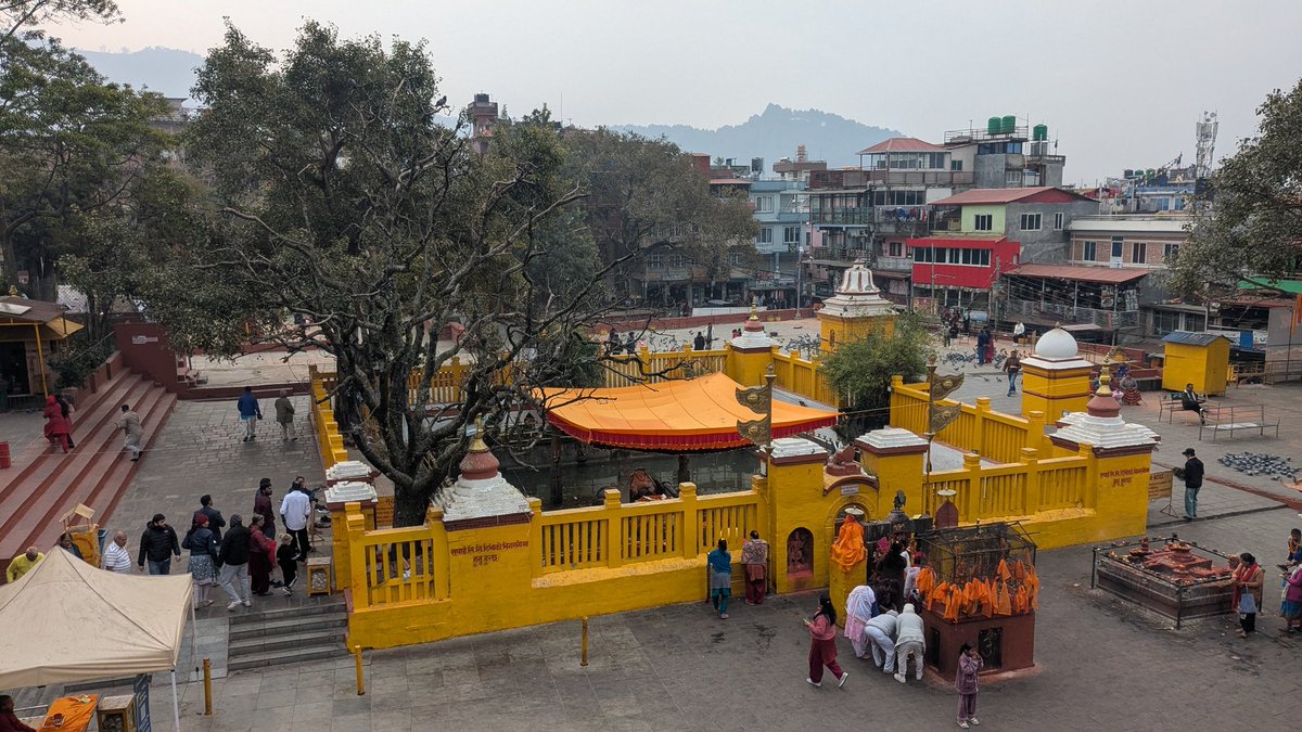 Budhanilkantha is the Lord Vishnu's cosmic slumber. His followers believe that Vishnu is sleeping in the cosmic ocean, preserving the world before the new cycle of creation. The site has great religious importance and attracts Hindus and Buddhists in large numbers. #photoNepal