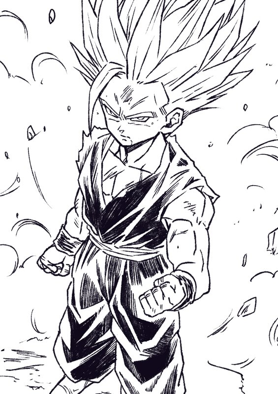 #今月描いた絵を晒す
描いてた2 