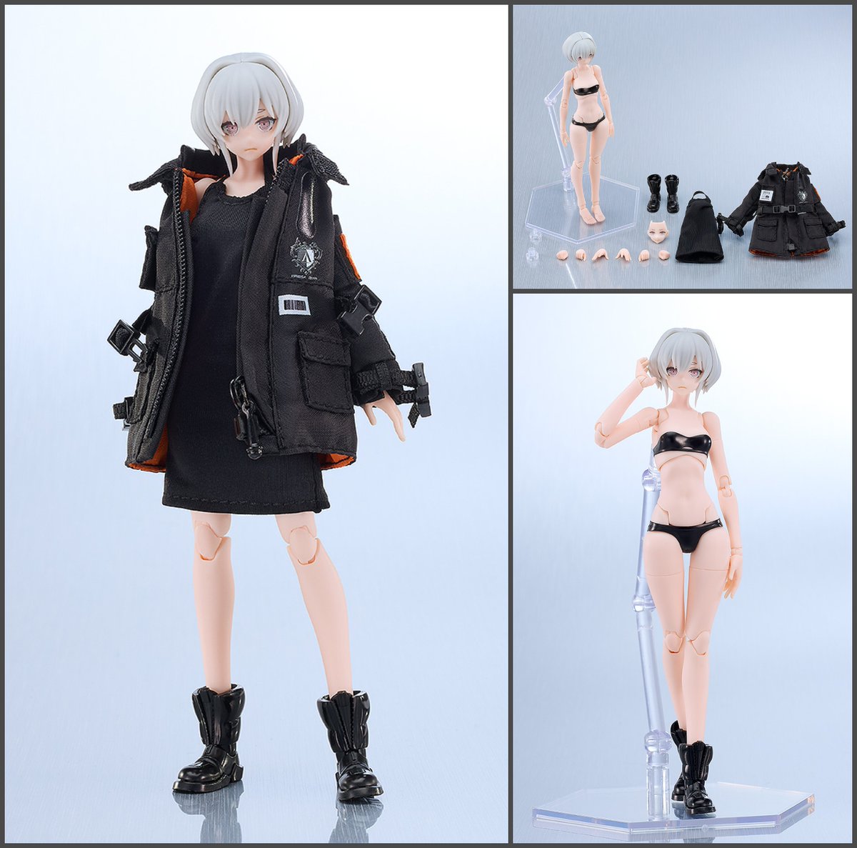 GoodSmile_US's tweet photo. Introducing a new PLAMAX plastic model body of the original character Xi-Ⅲ designed by illustrator neco. Be sure to add her and her optional outfit set to your collection. Preorder her now at GOODSMILE ONLINE SHOP US!

Shop: https://t.co/95VOPP9fnp

#Goodsmile https://t.co/ep5eUHr9ZU