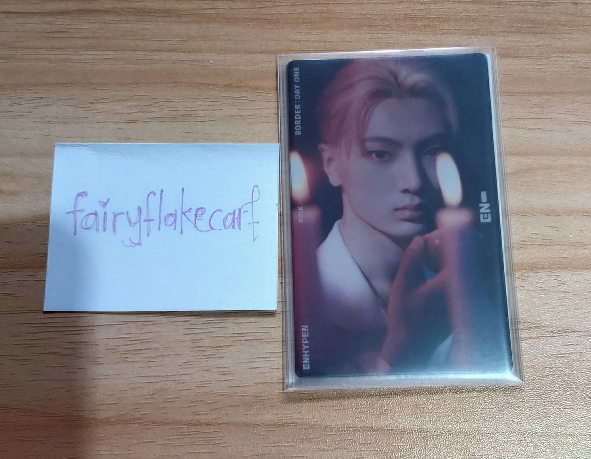 fairyflakecart's tweet photo. WTS / LFB 
*Foreigners w/ PH address  🆗

Enhypen JAY border day one bdo lucky draw M2U pc photocard 
*still with protective film

2k
PAYO

- prio payo
- onhand
X videos
X sensitive buyers

gcash
sdd, lbc

dm to claim https://t.co/T72Wg5Rfy2