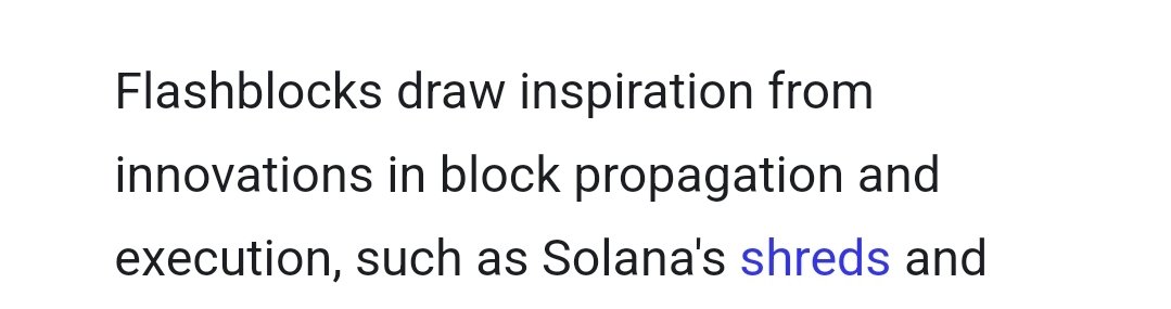 mert's tweet image. Btw, the best part? Flashblocks are a Solana concept 

Except we don't put a marketing spin to call them blocks and make category errors in comparing to L1 blocktimes

I will simply rename Solana shreds as Blocks and we will be 20x faster than Base

Problem solved