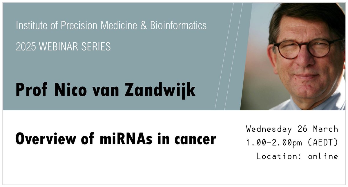 Institute of Precision Medicine & Bioinformatics tweet media