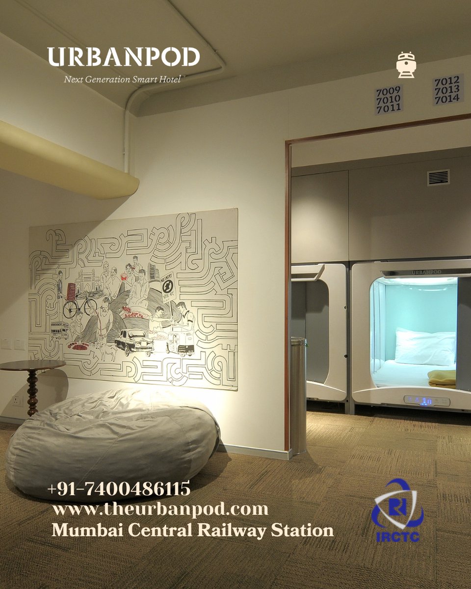 UrbanPod_India's tweet photo. Enjoy minimalist design with maximum comfort! UrbanPod pods are perfect for a quick recharge in Mumbai. Book today and rest easy. https://t.co/0aI3asZO4Y #UrbanPod #RetiringRoom https://t.co/J7RebKaDAe
