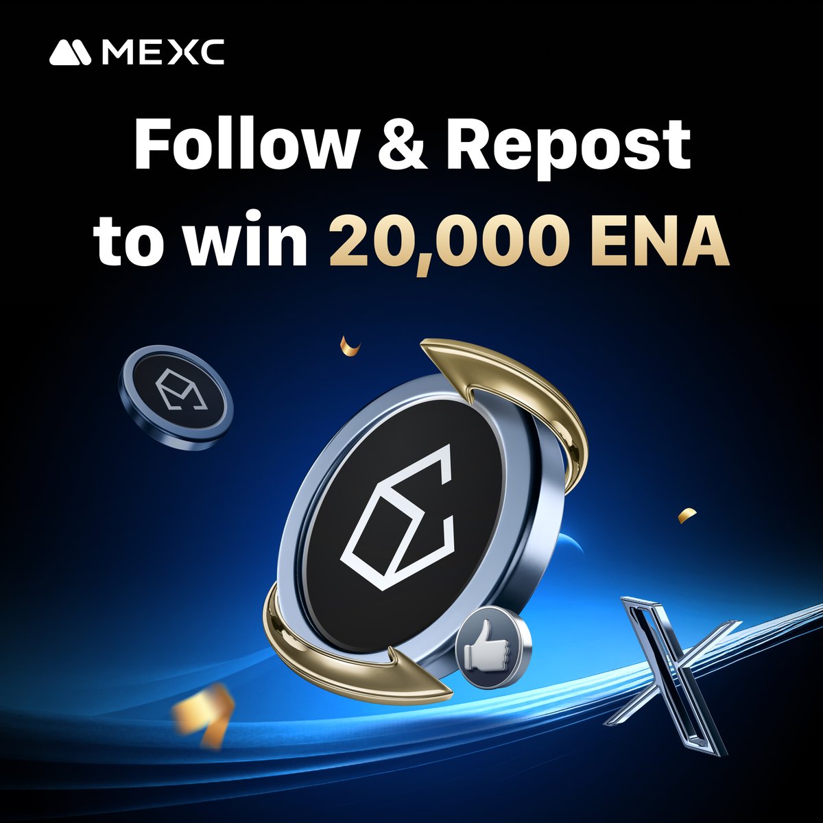 MEXC_Official's tweet image. 🚨 20,000 $ENA Giveaway 🚨

🔹Follow @MEXC_Official @ethena_labs
🔹Repost with #MEXCEthena
🔹Complete the tasks: gleam.io/competitions/L…

55 winners will split the prize!