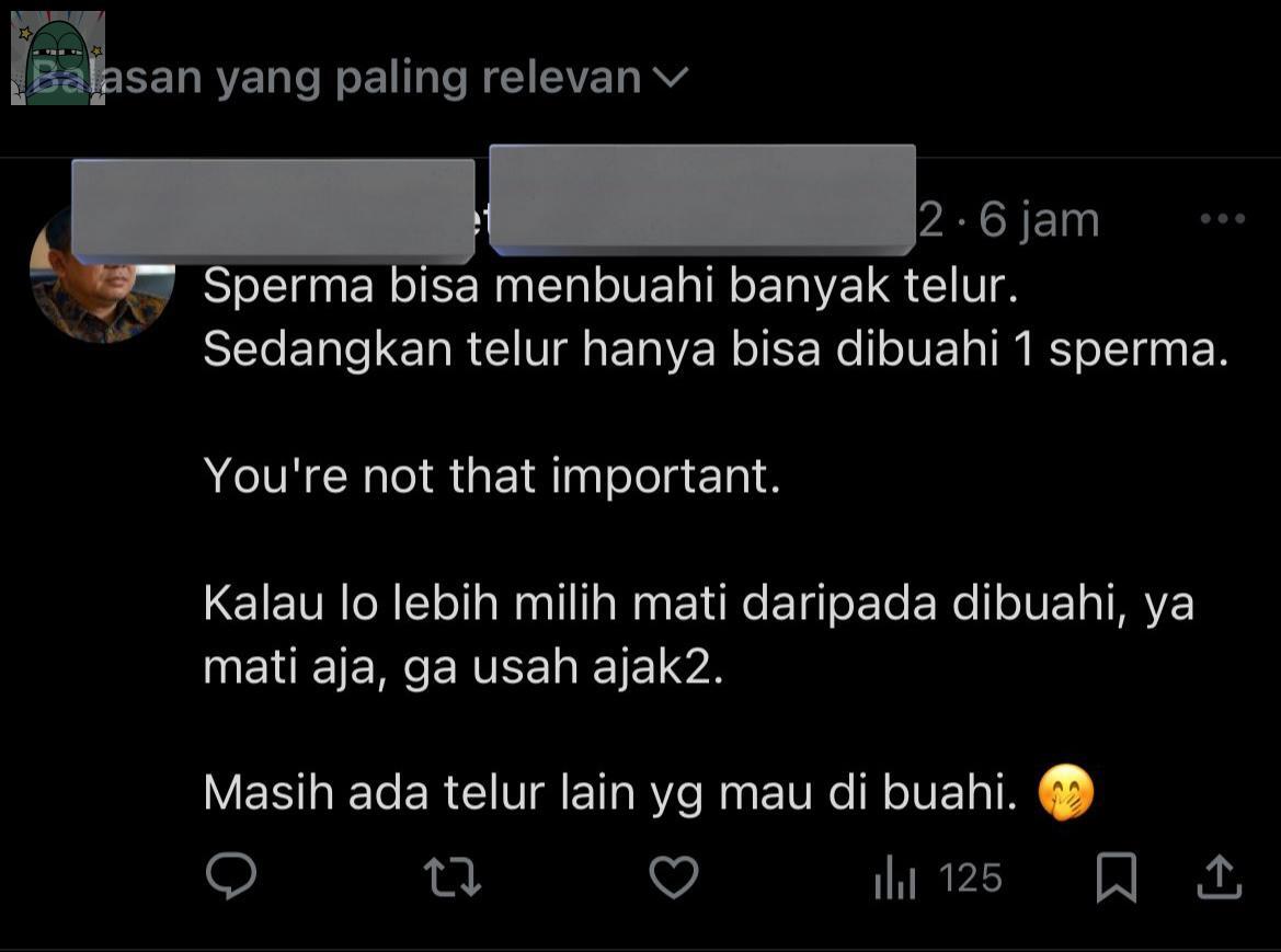 knp ya cowo2 yg egois lebih berisik drpd yg bijak? atau hampir semua cowo sbnrnya emg punya pikiran begitu? 💚