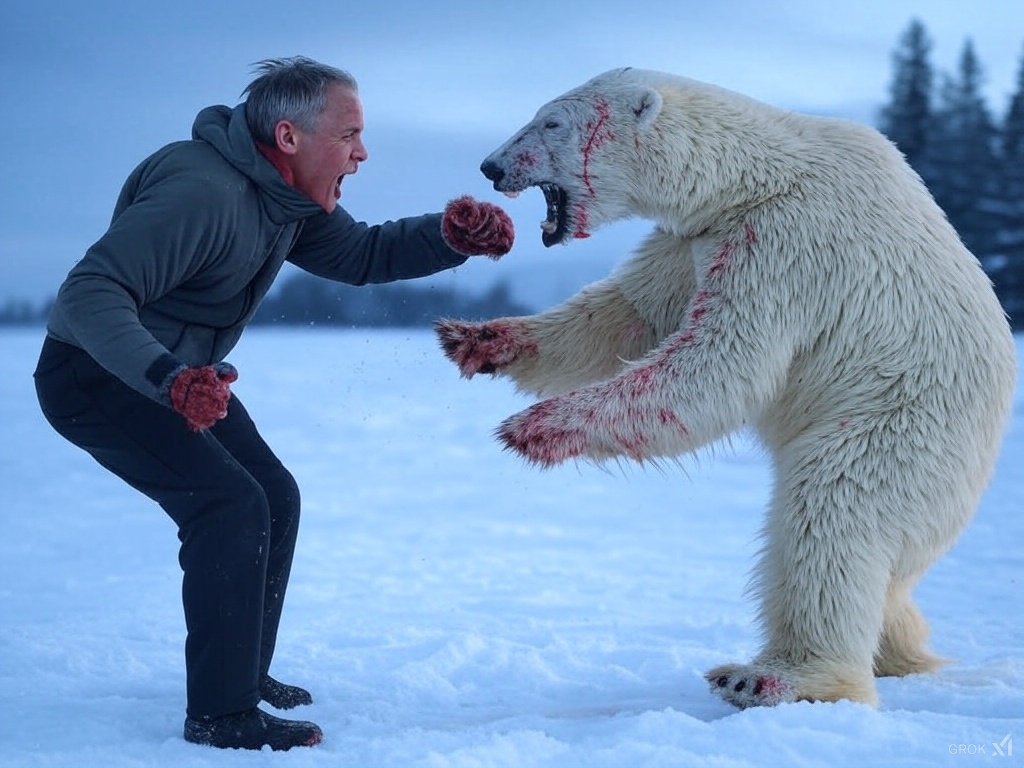 Mark Carney is the only man I've ever seen fight a polar bear with his bare hands and win.

#CarneyLies