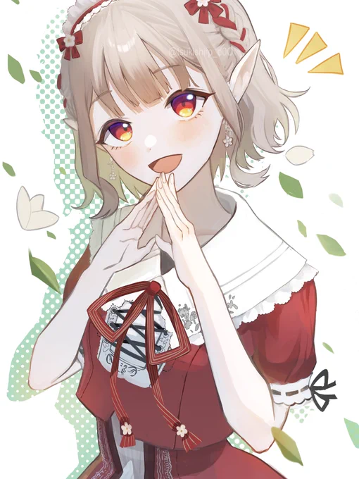 【#にじさんじライバーをデビュー順に全員描いたら神絵師になれるのか】2人目 える #えるの絵だよ