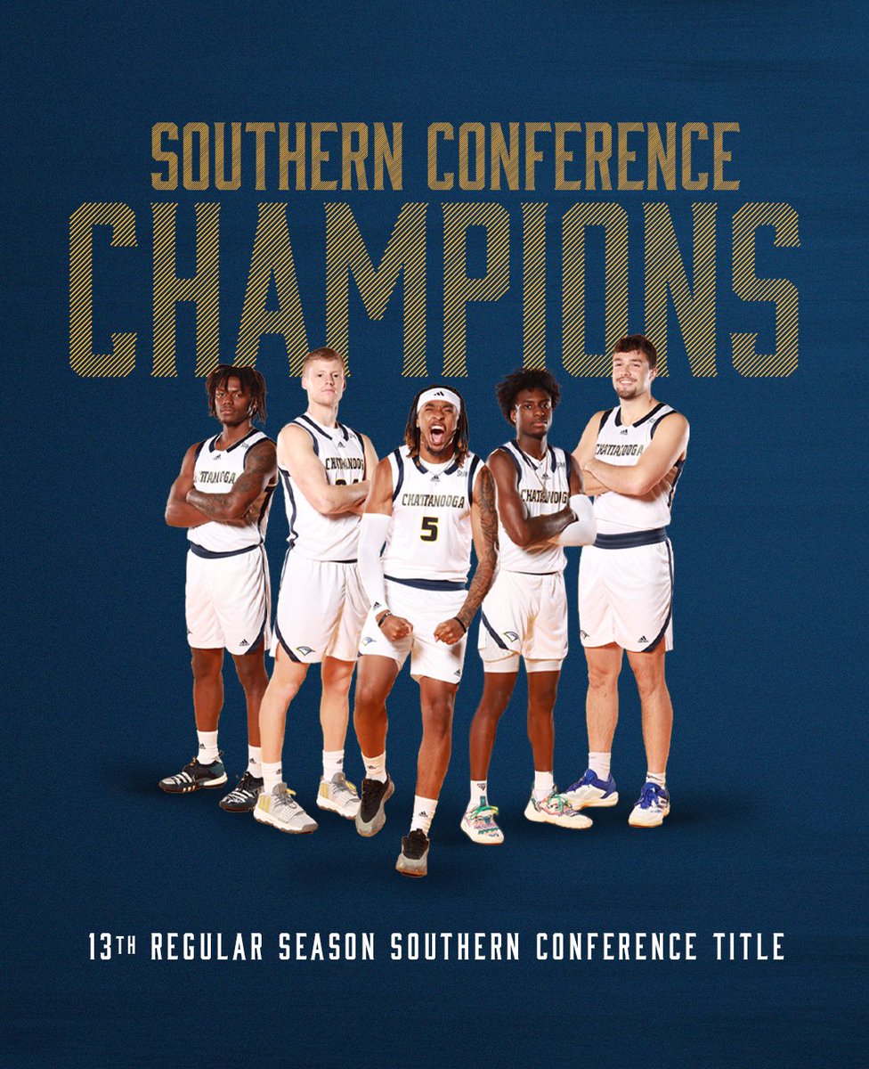 Chattanooga Mocs (@gomocs) on Twitter photo RECAP: <a href="/GoMocsMBB/">Chattanooga Basketball</a> Claims Outright Southern Conference Regular Season Title; Defeats UNCG 75-63 to Extend Win Streak to 10
π gomocs.com/news/2025/2/27β¦
#GoMocs RECAP: <a href="/GoMocsMBB/">Chattanooga Basketball</a> Claims Outright Southern Conference Regular Season Title; Defeats UNCG 75-63 to Extend Win Streak to 10
π gomocs.com/news/2025/2/27β¦
#GoMocs