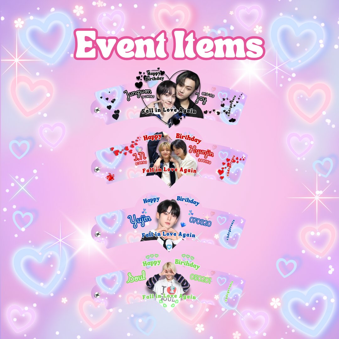 BdcgEvents's tweet image. Here is our sleeve reveal for this weekend, and also a sneak peek at some of the inclusions for the event day giveaway sets and donation tiers.
Donation Tier preorders will close tomorrow! Order form link in bio. 

#FallinLoveAgainCV 
#FallinLoveAgainSJ 
#OurLoveTXT