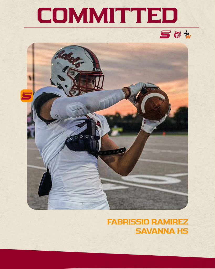 Savanna Rebels High School Football (@savannarebelsfb) on Twitter photo π COMMITMENT ANNOUNCEMENT π
Savanna High Schoolβs very own Fabrissio Ramirez is taking his talents to the next level! Fabrissio is proud to announce his commitment to Saddleback College to continue his academic and football journey. <a href="/fabrissioram11/">Fabrissio Ramirez</a> <a href="/Saddleback_FB/">Saddleback College Football</a> π COMMITMENT ANNOUNCEMENT π
Savanna High Schoolβs very own Fabrissio Ramirez is taking his talents to the next level! Fabrissio is proud to announce his commitment to Saddleback College to continue his academic and football journey. <a href="/fabrissioram11/">Fabrissio Ramirez</a> <a href="/Saddleback_FB/">Saddleback College Football</a>