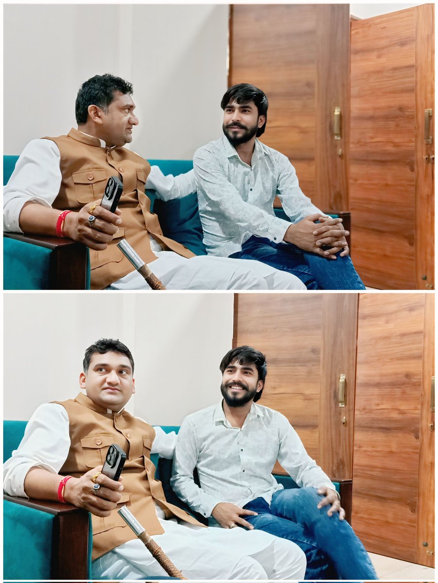 Bhimputra7's tweet photo. पीलीबंगा (हनुमानगढ़) के विधायक बड़े भाई @vinodgothwalINC  जी से निवास स्थान पर आत्मीय मुलाकात की #jaipur https://t.co/bKe5fnbU3N