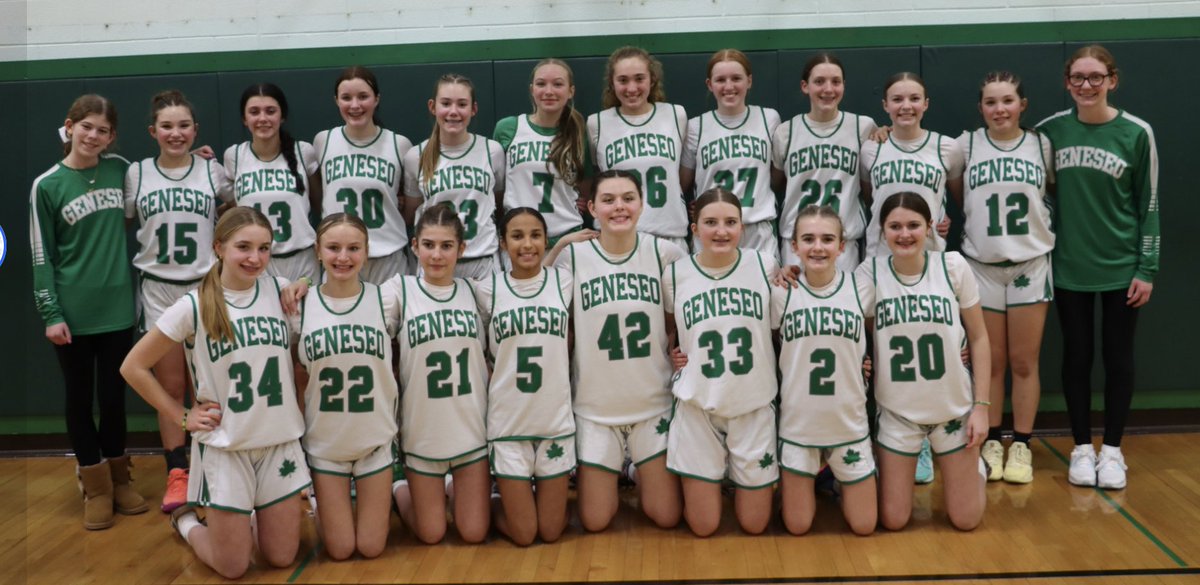 It's not too often (or ever?) middle school gyms are standing room only! 7s...Congrats on first EVER GMS team to go UNDEFEATED (16-0)! 8s...Congrats on first EVER GMS team to win conference in back-to-back years! 7s &amp; 8s...first GROUP EVER to both win conference in same year!