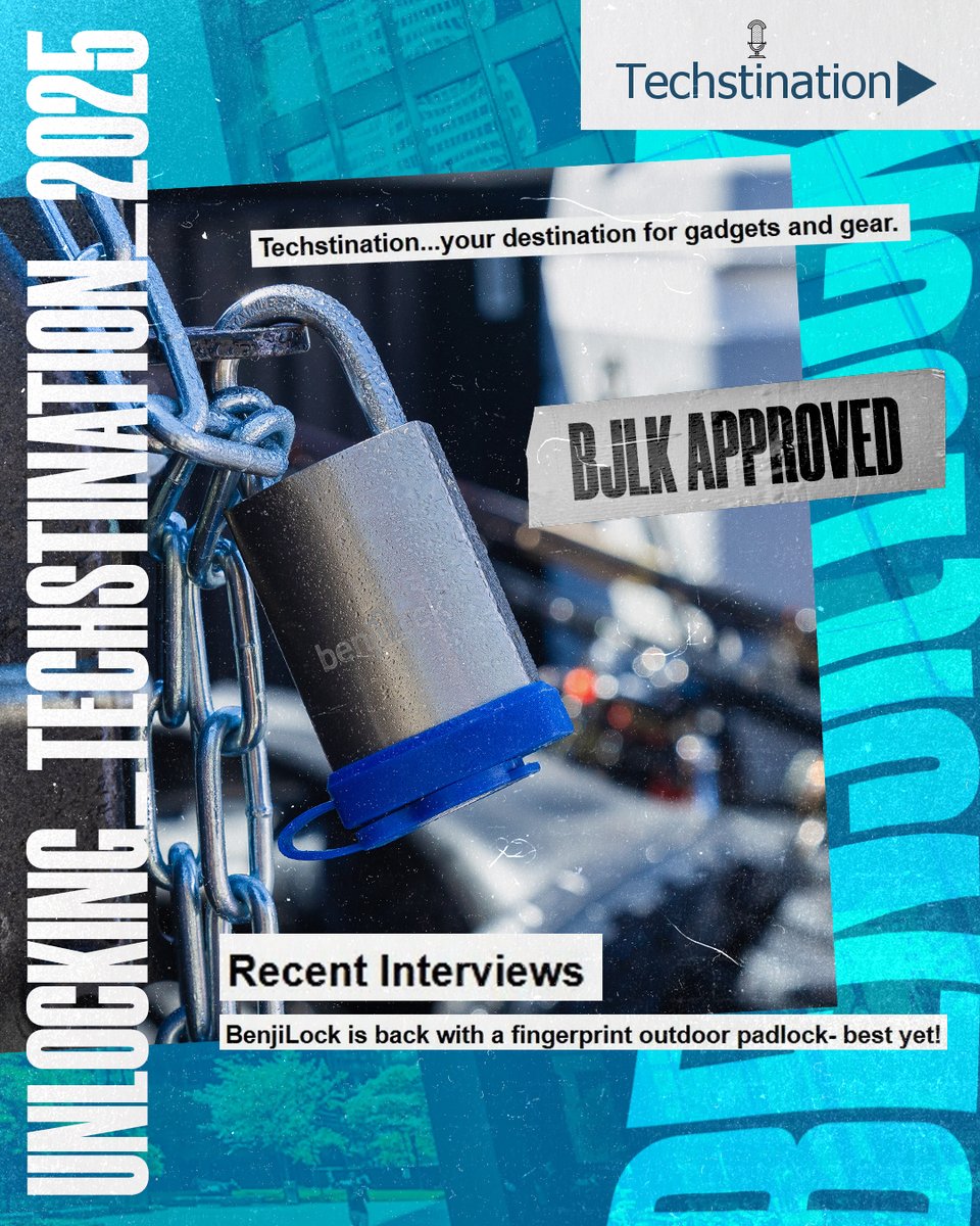 BenjiLock's tweet image. 🤩 Friday vibes are high! ☀️

☕ We&apos;re SO excited to share that the @BenjiLock  Stainless Steel line was featured on #Techstination w/ @ffishkin! ⤵️
🔗 bit.ly/3Xmw4BJ 
😍 We&apos;re truly honored! 🩵

🌐 The 🔑 is at Your Fingertips—That&apos;s it. ✔

🗣 #UnlockYourPotential 🔥