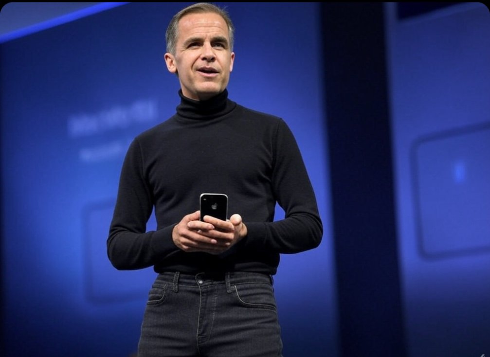 In 2007 Mark Carney presented his new invention to the entire world 

The iPhone