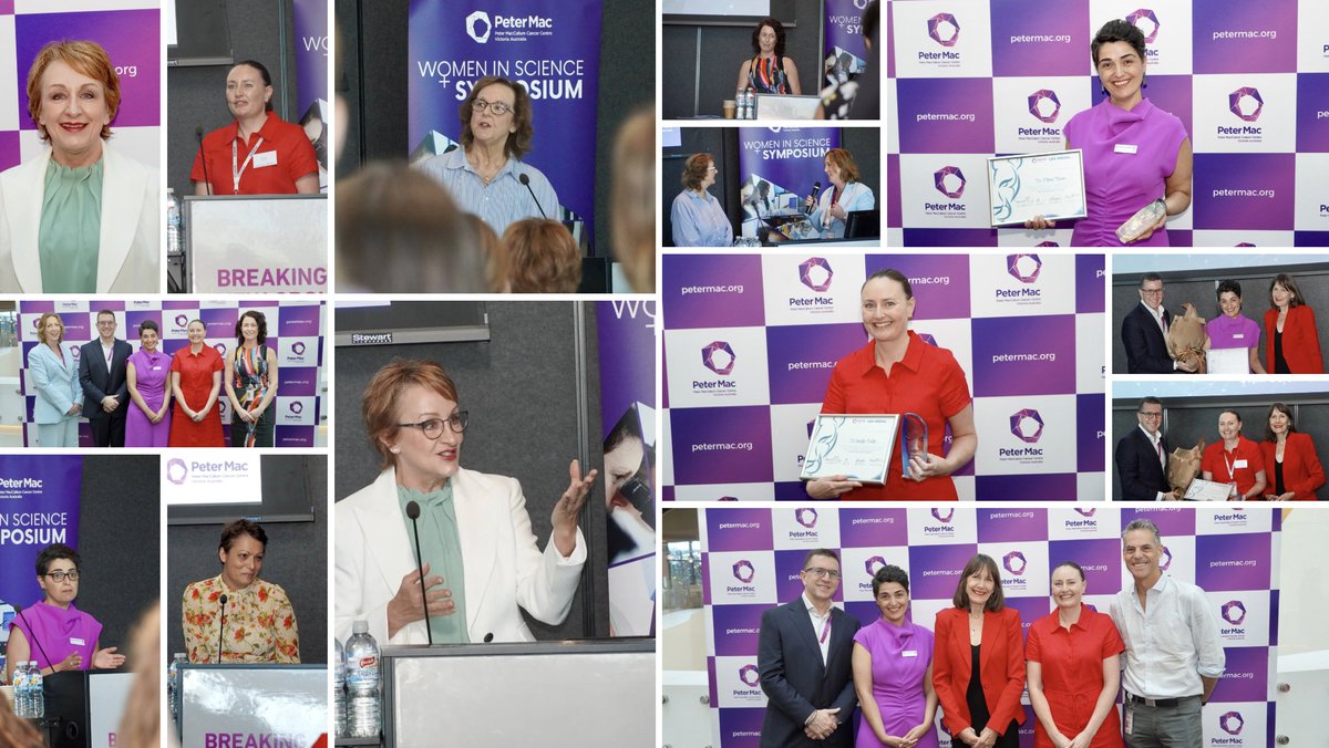Peter Mac Cancer Centre (@petermaccc) on Twitter photo 🔬✨ We gathered today to celebrate #WomenInScience at Peter Mac! Congratulations to our 2025 Lea Medallists, Dr Jennifer Devlin & Dr <a href="/MariaFtanou/">Maria Ftanou</a> and big thanks to our keynotes by <a href="/dr_nikivincent/">Dr Niki Vincent</a> and Prof <a href="/SandhuShahneen/">A/Prof. Shahneen Sandhu</a>. 🔬✨ We gathered today to celebrate #WomenInScience at Peter Mac! Congratulations to our 2025 Lea Medallists, Dr Jennifer Devlin & Dr <a href="/MariaFtanou/">Maria Ftanou</a> and big thanks to our keynotes by <a href="/dr_nikivincent/">Dr Niki Vincent</a> and Prof <a href="/SandhuShahneen/">A/Prof. Shahneen Sandhu</a>.