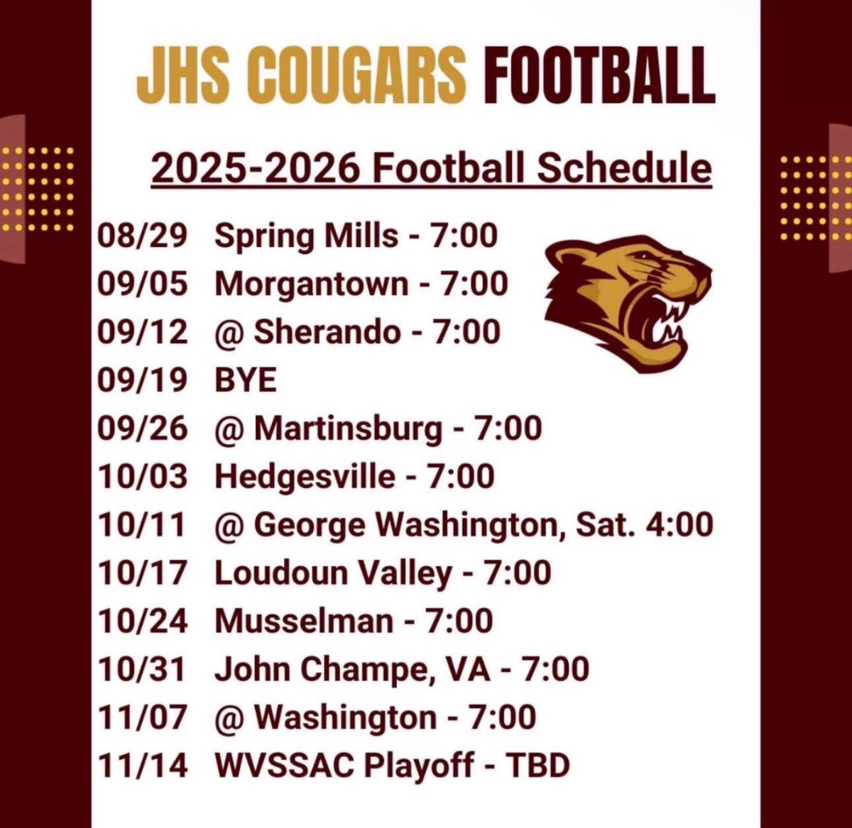 This season schedule is out Ready to work this year‼️‼️