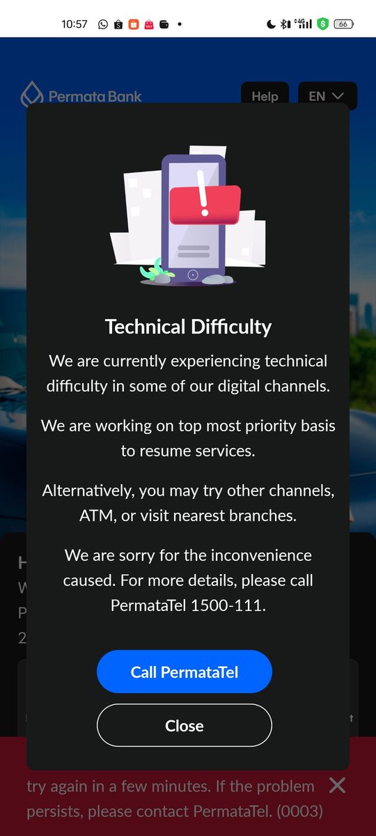 vozcasanova's tweet photo. halo bank permata @PermataBank kenapa setiap akhir bulan dan awal bulan selalu trouble seperti ini yaa? cukup menyusahkan ya kak trouble yang seperti ini dan setiap bulan selalu seperti itu https://t.co/UwTYImdIz7