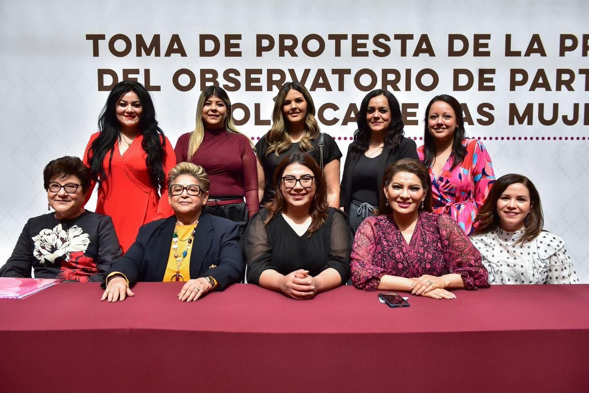 Como precursoras e integrantes activas desde el inicio del  Observatorio de la Participación Política de las Mujeres, siempre es un compromiso comenzar un nuevo período

Gracias al Gobernador <a href="/AlfonsoDurazo/">Alfonso Durazo</a> y  a la Secretaria <a href="/AlcarazSheila/">Sheila Hernández Alcaraz</a>
por ser grandes aliados en esta agenda