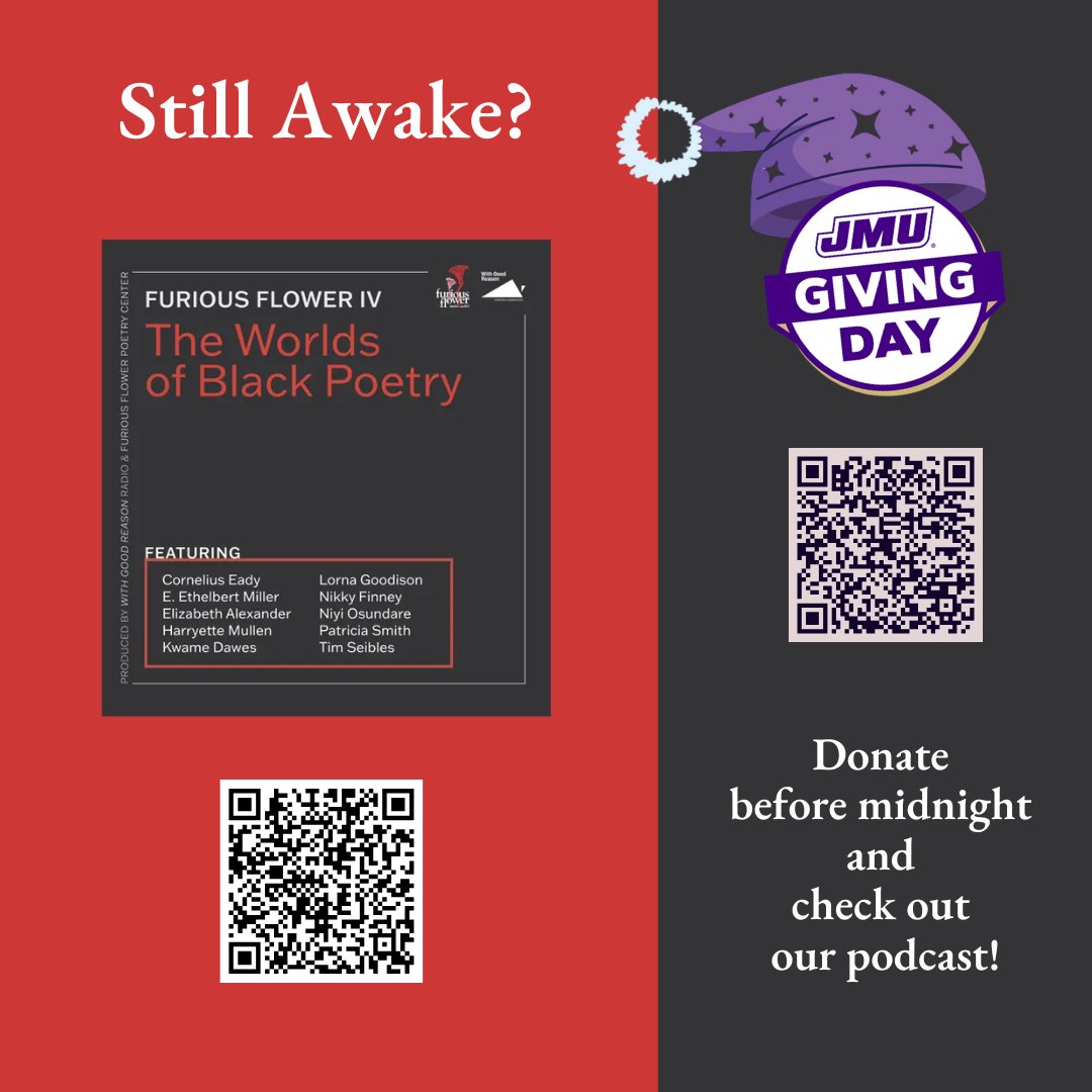 Can't sleep? Neither can we! Donate before midnight, and then cozy up with the Furious Flower IV podcast (available on Apple and Soundcloud).
Links in comments!
