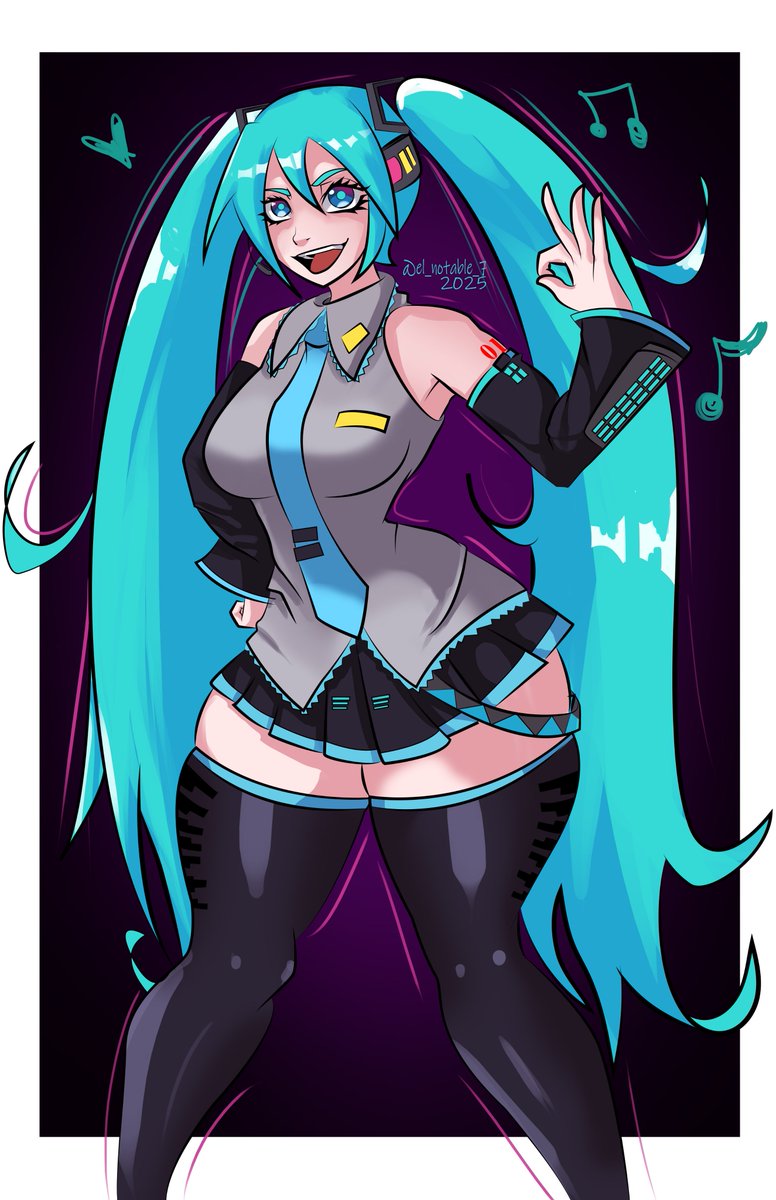 El_Notable_7's tweet photo. una actualización del fan art de #HatsuneMiku https://t.co/nm490Ksas3